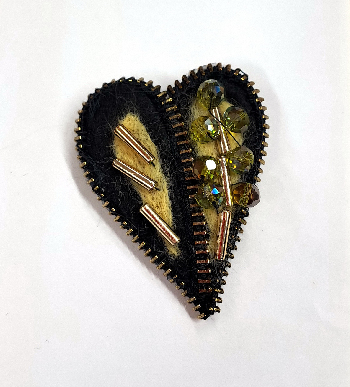 Zipsové brošne plstené